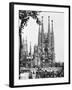 The Cathedral of the Sagrada Familia in Barcelona, 1939-null-Framed Premium Photographic Print