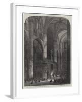 The Cathedral of Toledo, from the Exhibition of the Society of Painters in Water Colours-Samuel Read-Framed Giclee Print