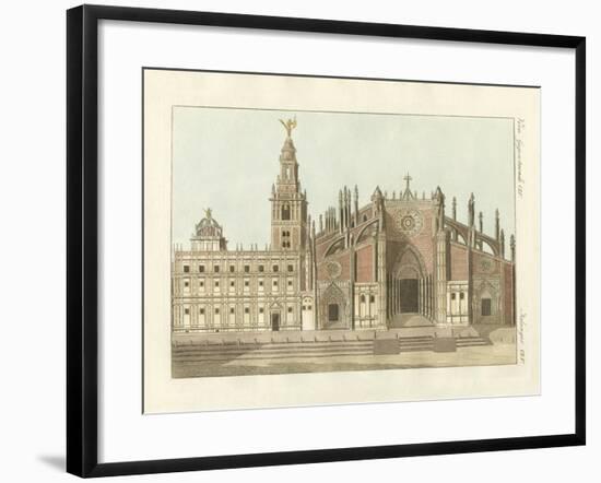 The Cathedral or Metropolitan Church of Seville-null-Framed Giclee Print