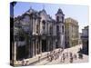 The Cathedral, Plaza De La Caterdral, Cuba-Greg Johnston-Stretched Canvas