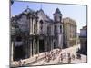 The Cathedral, Plaza De La Caterdral, Cuba-Greg Johnston-Mounted Photographic Print