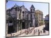 The Cathedral, Plaza De La Caterdral, Cuba-Greg Johnston-Mounted Photographic Print