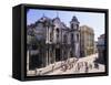 The Cathedral, Plaza De La Caterdral, Cuba-Greg Johnston-Framed Stretched Canvas