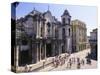 The Cathedral, Plaza De La Caterdral, Cuba-Greg Johnston-Stretched Canvas