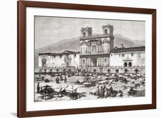 The Cathedral, Plaza De La Independencia Aka La Plaza Grande, Quito, Ecuador-null-Framed Giclee Print