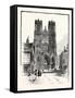 The Cathedral Rheims-null-Framed Stretched Canvas