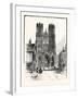 The Cathedral Rheims-null-Framed Giclee Print