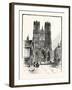 The Cathedral Rheims-null-Framed Giclee Print