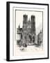The Cathedral Rheims-null-Framed Giclee Print