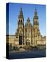 The Cathedral, Santiago De Compostela, Unesco World Heritage Site, Galicia, Spain-Michael Busselle-Stretched Canvas