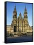 The Cathedral, Santiago De Compostela, Unesco World Heritage Site, Galicia, Spain-Michael Busselle-Framed Stretched Canvas