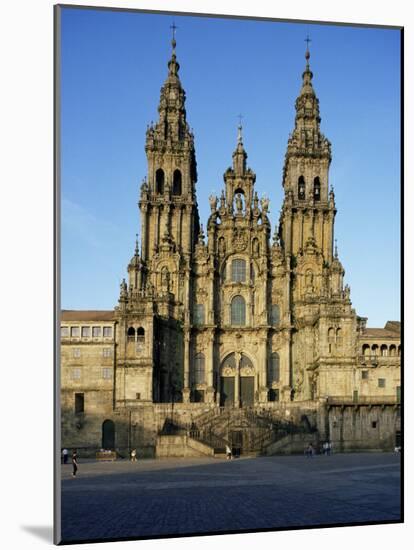 The Cathedral, Santiago De Compostela, Unesco World Heritage Site, Galicia, Spain-Michael Busselle-Mounted Photographic Print