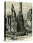 The Cathedral Spires in the Garden of the Gods, USA, 1891-null-Stretched Canvas