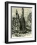 The Cathedral Spires in the Garden of the Gods, USA, 1891-null-Framed Giclee Print