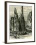 The Cathedral Spires in the Garden of the Gods, USA, 1891-null-Framed Giclee Print