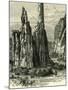 The Cathedral Spires in the Garden of the Gods, USA, 1891-null-Mounted Giclee Print