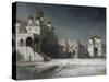 The Cathedral Square in the Moscow Kremlin at Night, 1878-Alexei Kondratyevich Savrasov-Stretched Canvas