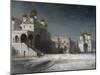 The Cathedral Square in the Moscow Kremlin at Night, 1878-Alexei Kondratyevich Savrasov-Mounted Giclee Print