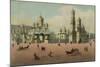 The Cathedral Square in the Moscow Kremlin, Ca 1848-Philippe Benoist-Mounted Giclee Print