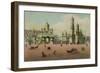 The Cathedral Square in the Moscow Kremlin, Ca 1848-Philippe Benoist-Framed Giclee Print