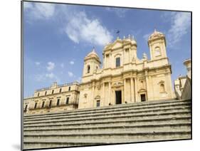 The Cathedral, UNESCO World Heritage Site, Noto, Sicily, Italy, Europe-Jean Brooks-Mounted Photographic Print