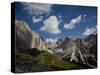 The Catinaccio, Rosengarten Mountain Range, Dolomites, Eastern Alps, South Tyrol, Italy, Europe-Carlo Morucchio-Stretched Canvas