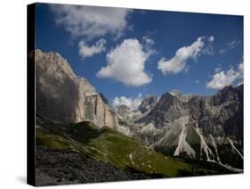 The Catinaccio, Rosengarten Mountain Range, Dolomites, Eastern Alps, South Tyrol, Italy, Europe-Carlo Morucchio-Stretched Canvas
