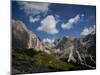 The Catinaccio, Rosengarten Mountain Range, Dolomites, Eastern Alps, South Tyrol, Italy, Europe-Carlo Morucchio-Mounted Photographic Print