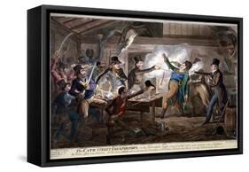 The Cato Street Conspirators..., 1820-George Cruikshank-Framed Stretched Canvas