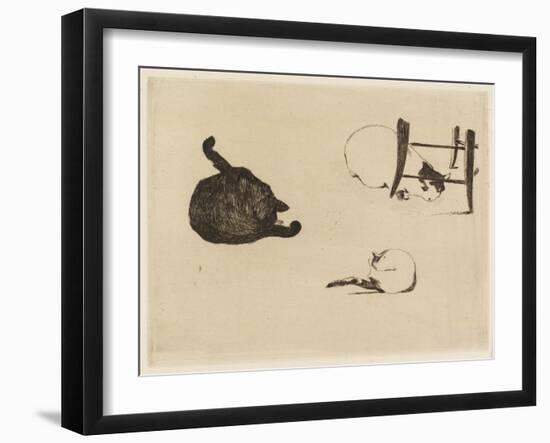 The Cats, 1869-Edouard Manet-Framed Giclee Print