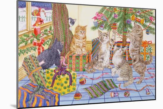 The Cats' Christmas-Catherine Bradbury-Mounted Giclee Print