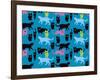 The Cats Meowstache-Joanne Paynter Design-Framed Giclee Print