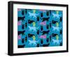 The Cats Meowstache-Joanne Paynter Design-Framed Giclee Print