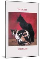 The Cats-Th?ophile Alexandre Steinlen-Mounted Art Print
