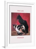 The Cats-Théophile Alexandre Steinlen-Framed Art Print