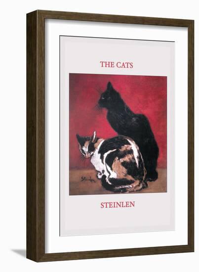 The Cats-Théophile Alexandre Steinlen-Framed Art Print