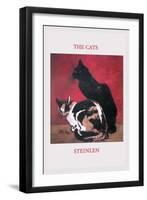 The Cats-Théophile Alexandre Steinlen-Framed Art Print