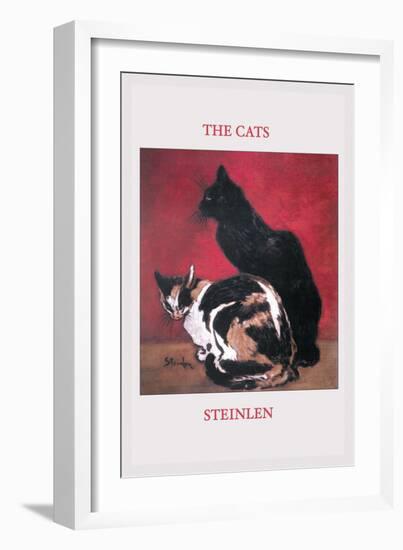 The Cats-Théophile Alexandre Steinlen-Framed Art Print