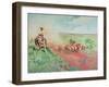 The Cattle Drive, 1960 (Oil on Canvas)-Terence Cuneo-Framed Giclee Print