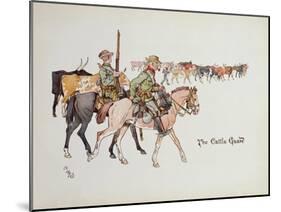 The Cattle Guard, from 'The Leaguer of Ladysmith', 1900-Captain Clive Dixon-Mounted Giclee Print