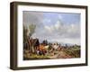 The Cattle Market, C.1866-Heinrich Burkel-Framed Giclee Print