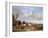 The Cattle Market, C.1866-Heinrich Burkel-Framed Giclee Print