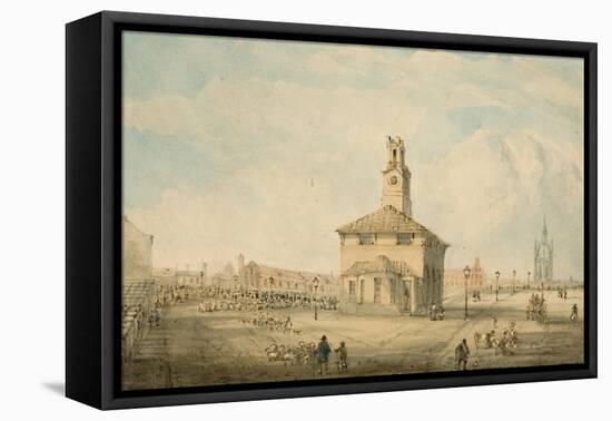 The Cattle Market, Newcastle Upon Tyne-null-Framed Stretched Canvas