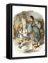 The Caucus-Race-John Teniel-Framed Stretched Canvas