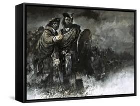 The Cause of Bonnie Prince Charlie and His Courageous Highlanders Was Doomed from the Start-Neville Dear-Framed Stretched Canvas