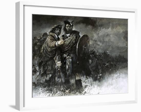 The Cause of Bonnie Prince Charlie and His Courageous Highlanders Was Doomed from the Start-Neville Dear-Framed Giclee Print