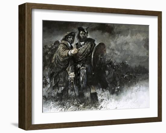 The Cause of Bonnie Prince Charlie and His Courageous Highlanders Was Doomed from the Start-Neville Dear-Framed Giclee Print