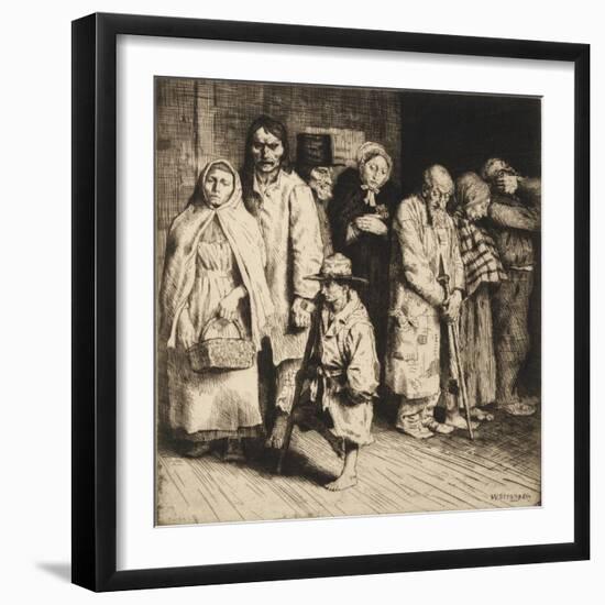 The Cause of the Poor-William Strang-Framed Giclee Print