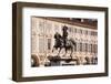 The Caval Ed Brons (Bronze Horse) in Piazza San Carlo, Turin, Piedmont, Italy, Europe-Julian Elliott-Framed Photographic Print