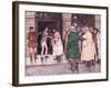 The Cavalcade Gave Three Tremendous Cheers-Cecil Aldin-Framed Giclee Print